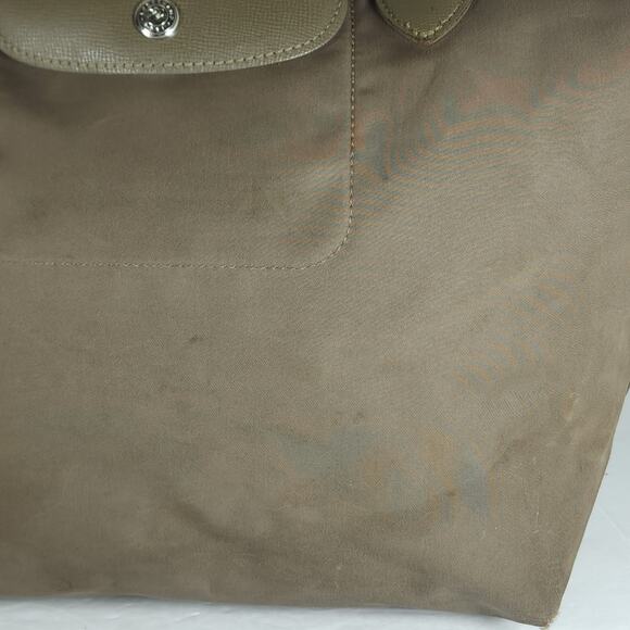 Longchamp Le Pliage Néo Nylon Green Medium Top Handle Travel Tote Purse Handbag - Picture 16 of 16